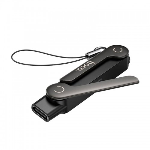 Перехідник Hoco Lightning male to Type-C female holder-adapter UA47 |30W Max| black