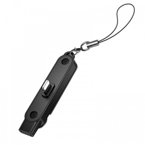 Перехідник Hoco Lightning male to Type-C female holder-adapter UA47 |30W Max| black
