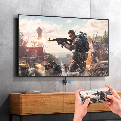Переходник Hoco HD wireless projector UA45 |1080p, 60Hz, 2.4G/5G| black