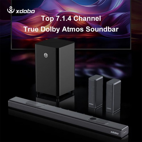Акустика саундбар Xdobo Pacific 1982 (Dolby atmos) |BT5.3+EDR, 500W Peak, HDMI/Optical Fibre/ USB/ AUX/Coaxial| black