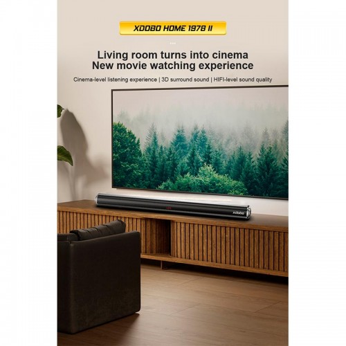 Саундбар Xdobo 1978II |BT5.3+EDR, 80W, HDMI/Optical/ USB/ AUX/Coaxial| black