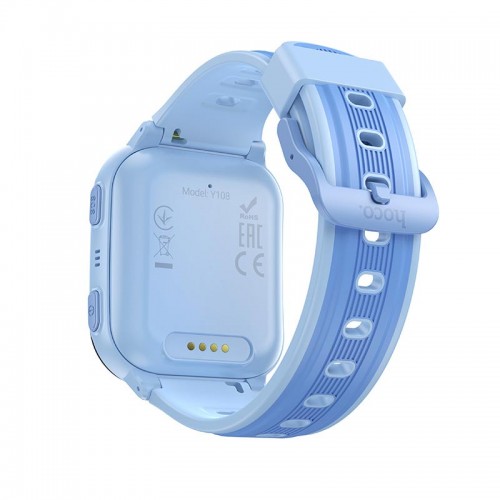 Детские смарт‑часы HOCO 4G Y108 IPX7 |1.69", 4G/LBS/Wi‑Fi/GPS| Blue
