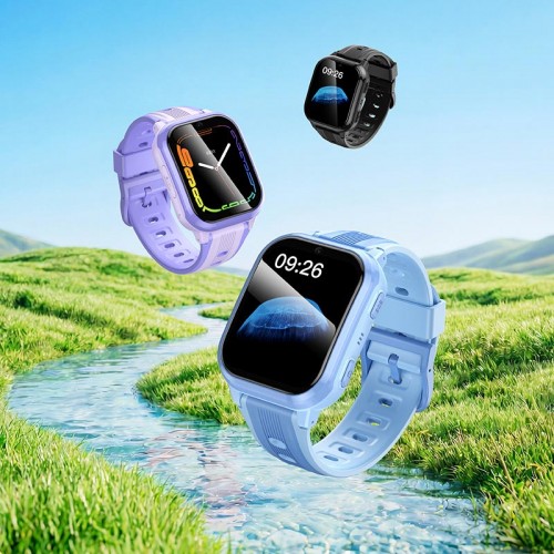Детские смарт-часы HOCO 4G Y108 IPX7|1.69", 4G/LBS/Wi-FI/GPS| purple