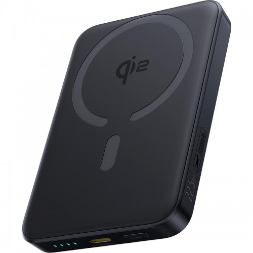 Повербанк MagSafe Baseus FM12 EnerFill Qi2 Magnetic 10000mAh 1Type-C, 22.5W/3A, PD/QC black