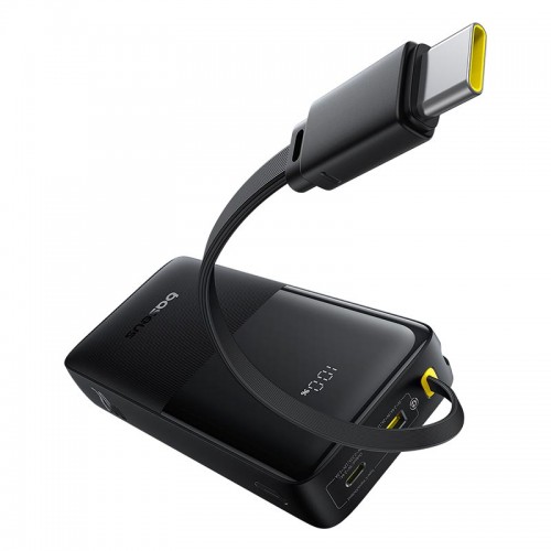 Повербанк Baseus 20000mah Bipow 2 Digital Display 20W з кабелем Type-C black