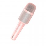 Караоке мікрофон Hoco DBK1 Singing karaoke microphone |BT5.0, AUX, TWS, 5W, 6h| pink