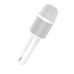 Караоке мікрофон Hoco DBK1 Singing karaoke microphone |BT5.0, AUX, TWS, 5W, 6h| white