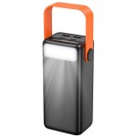 Повербанк 40000mAh Borofone Magnifico BJ66 22.5W з ліхтариком 2USB/Type-C, PD/QC black