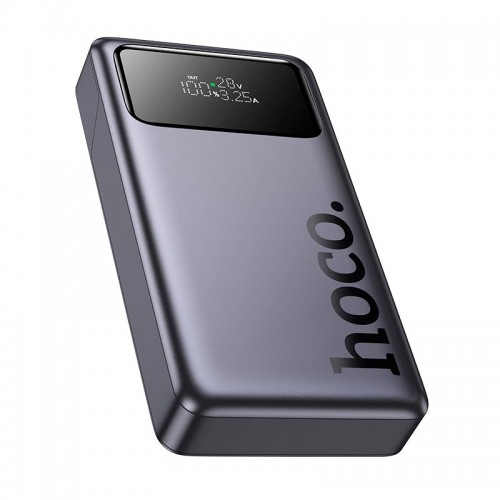 Повербанк для ноутбука 65W Hoco Q40 25000mAh digital display dark 1USB/2Type-C, PD/QC 3A grey
