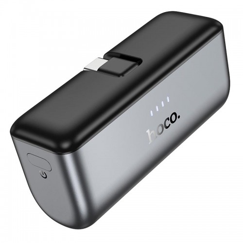 Повербанк Hoco Q31 5000mAh 20W/3A з прямим підключенням Type-C black
