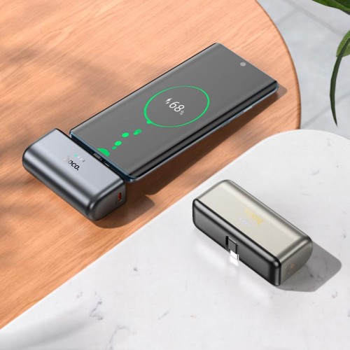 Повербанк Hoco Q31 5000mAh 20W/3A з прямим підключенням Type-C black