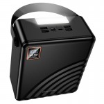 Повербанк 100000mAh Borofone Myriad BJ85 з ліхтариком 4USB/2Type-C/Lightning, 22.5W/3A, PD/QC black