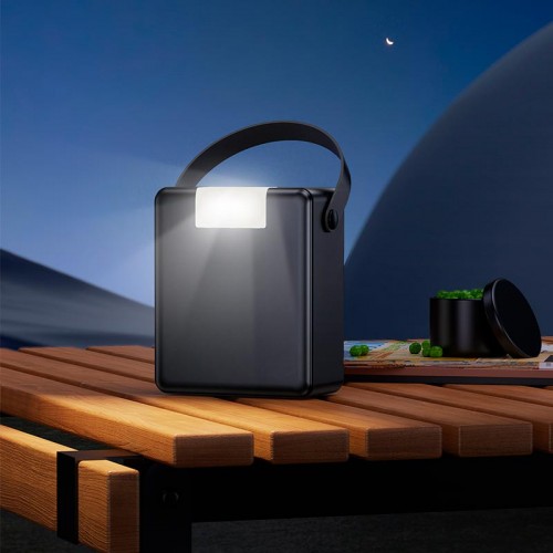 Повербанк 100000mAh Borofone Myriad BJ85 з ліхтариком 4USB/2Type-C/Lightning, 22.5W/3A, PD/QC black