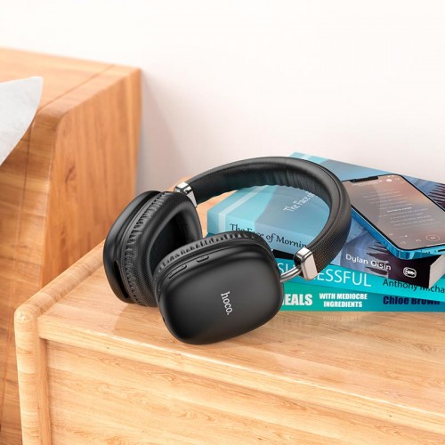 Бездротові Bluetooth навушники накладні Hoco W35 BT5.3 40h black