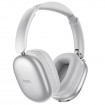 Бездротові Bluetooth навушники накладні Hoco Graceful W73 BT6.0, TF/AUX, 45h, App silver