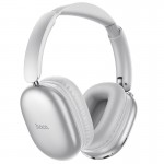 Бездротові Bluetooth навушники накладні Hoco Graceful W73 BT6.0, TF/AUX, 45h, App silver
