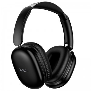 Бездротові Bluetooth навушники накладні Hoco Graceful W73 BT6.0, TF/AUX, 45h, App black