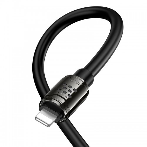 Кабель Hoco Lightning Joy charging data cable U143 |1.2m, 2.4A| black