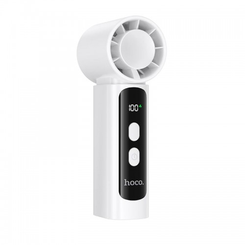 Портативний вентилятор Hoco high speed handheld fan HX601 100 Levels, 5h white