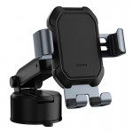 Автомобільний тримач для телефона Baseus Tank gravity car mount holder with suction base black