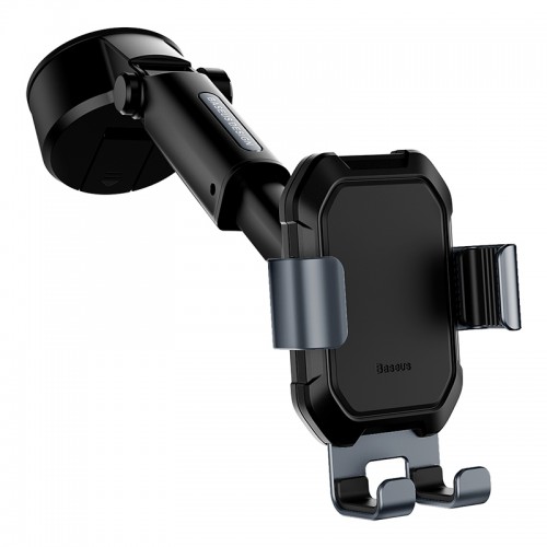 Автомобільний тримач для телефона Baseus Tank gravity car mount holder with suction base black