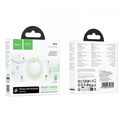 Пошуковий трекер для Android Hoco Valley E93A Google Find black