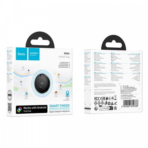 Пошуковий трекер для Android Hoco Valley E93A Google Find white