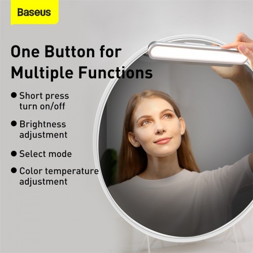 Универсальная лампа Baseus Magnetic Stepless Dimming Charging Desk Lamp Pro 5W, 1800mAh, 24h (DGXC-02) white