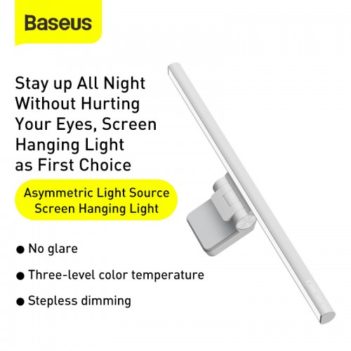Настольная лампа-скринбар на монитор BASEUS i-wok Series USB Asymmetric Light source Screen Hanging Light (Youth) (DGIWK-B02) black