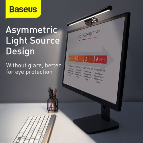 Настольная лампа-скринбар на монитор BASEUS i-wok Series USB Asymmetric Light source Screen Hanging Light (Youth) (DGIWK-B02) black