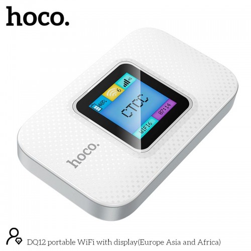 Портативний маршрутизатор інтернет роутер WiFi Hoco DQ12 LTE, 150Mbps white