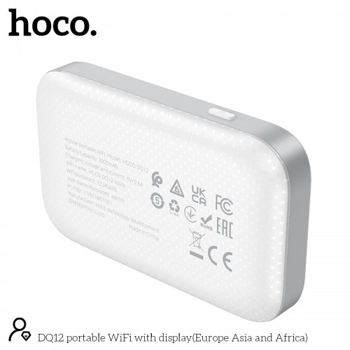 Портативний маршрутизатор інтернет роутер WiFi Hoco DQ12 LTE, 150Mbps white