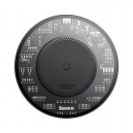 Беспроводная зарядка Qi Baseus Simple 2 Wireless Charger 15W Cluster Black (Cable Type-C To Type-C 24W 12V/2A 1m) black