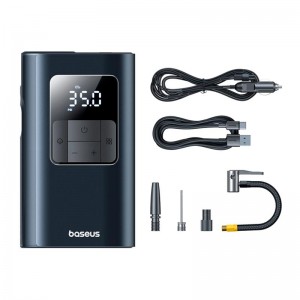 Портативный компрессор для автомобиля Baseus PrimeTrip Series Portable Bike Pump 20000r/min, 75W black