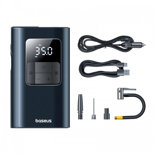 Портативный компрессор для автомобиля Baseus PrimeTrip Series Portable Bike Pump 20000r/min, 75W black