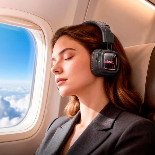 Бездротові Bluetooth навушники накладні Hoco W72 Earl Ⅲ abyss mirror BT6.0/AUX, 25h brown