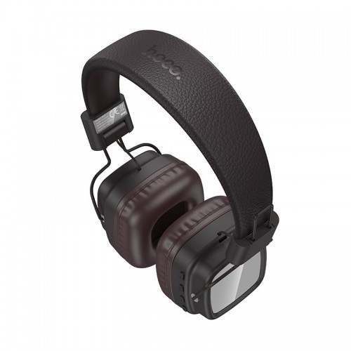 Бездротові Bluetooth навушники накладні Hoco W72 Earl Ⅲ abyss mirror BT6.0/AUX, 25h brown