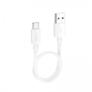 Кабель Hoco Type-C Hyper charging data cable X96 |0.25M, 27W/3A| white
