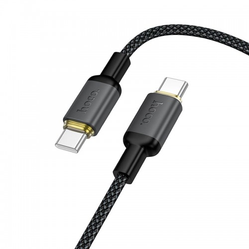 Кабель Hoco C to C Benefit charging data cable X128 |1m, 60W| black