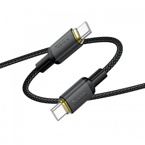 Кабель Hoco C to C Benefit charging data cable X128 |1m, 60W| black
