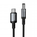 Кабель живлення для роутера Hoco X129 Advantage charging cable Type-C to DC5.5 1m, 12V/1A black