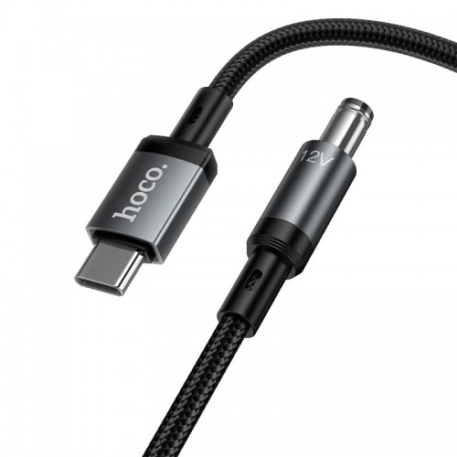 Кабель питания для роутера Hoco X129 Advantage кабель для зарядки Type-C на DC5.5 1м, 12V/1A black