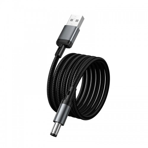 Кабель питания для роутера Hoco X129 Advantage кабель для зарядки USB to DC5.5 1m, 5V/1A black