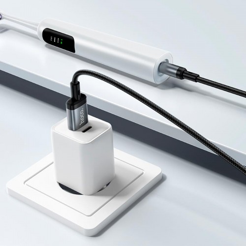 Кабель питания для роутера Hoco X129 Advantage кабель для зарядки USB to DC5.5 1m, 5V/1A black