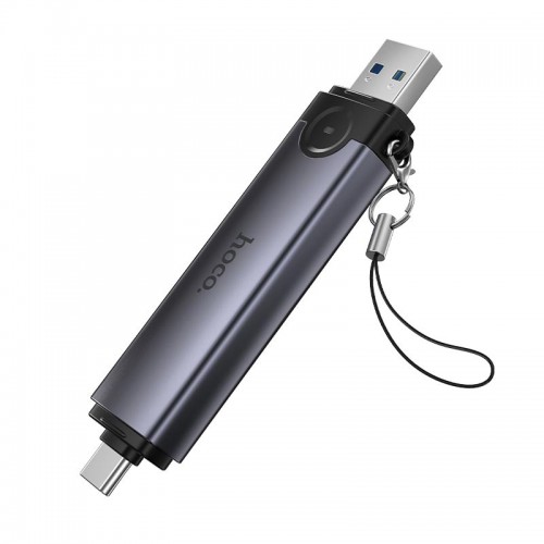 Адаптер Hoco Victory USB/Type-C 3-в-1 кардридер HB56 5 Гбит/с/SD, 480 Мбит/с/USB