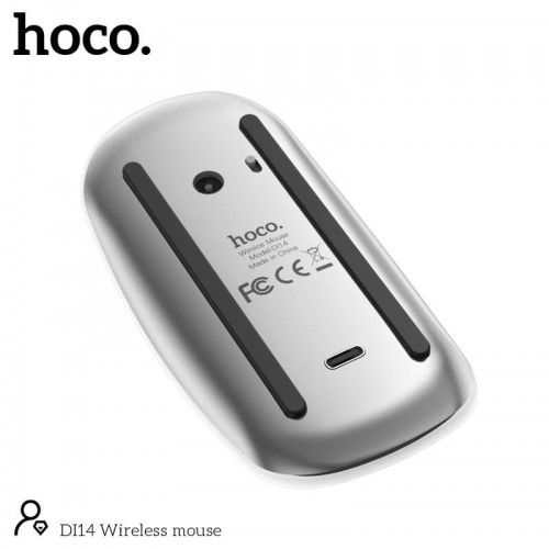 Мышь беспроводная Hoco Wireless mouse DI14 BT3.0-5.0, 1600DPI white