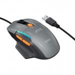 Миша дротова Hoco Reddy RGB gaming wired mouse GM52 6 keys, 800/1600/2400/3200/4800/12800 DPI black