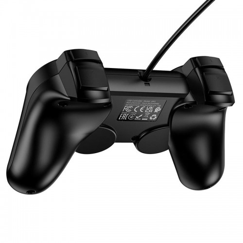 Ігровий контролер Hoco USB Fast link wired game controller GA3 PC Windows black