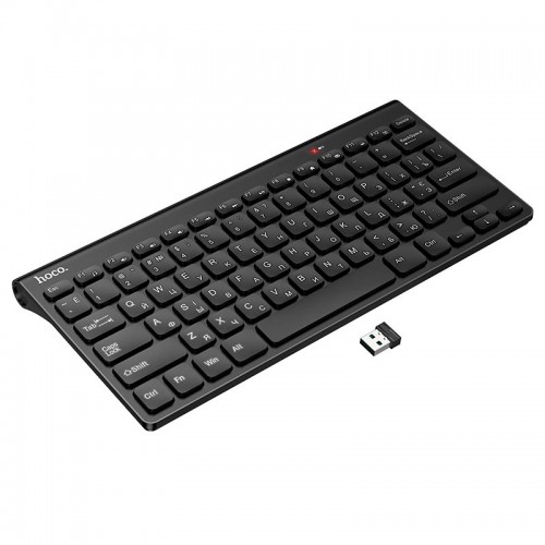 Бездротова Клавіатура Hoco Dragon 2.4G wireless mini keyboard (UA version) GM70 78Keys, Windows/Mac OS black