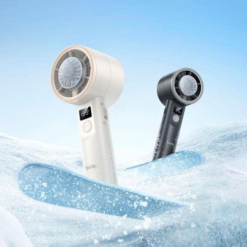 Портативний вентилятор Hoco Ice pack series handheld fan HX612 200 Levels, 60dB, 1-4h black